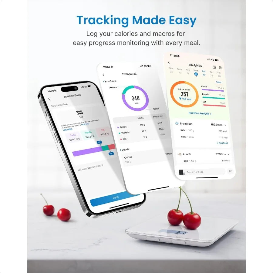 Vitality Wellness Scale Nutritional Calculator Digital Kitchen Scale With App