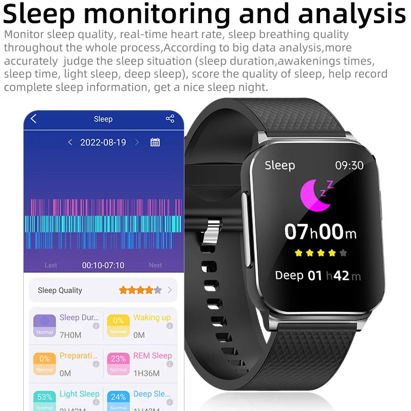 Vitality Wellness Store ECG HRV Smart Watch Blood Pressure Temperature
