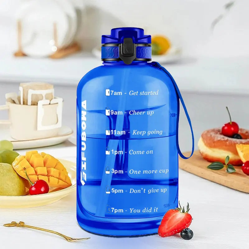 GIFUBOWA Motivational Time Marker Water Bottle With Handle