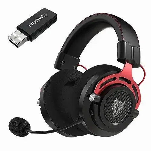 NUBWO G03 Wireless Gaming Headset With Dongle Noise Canceling Mic