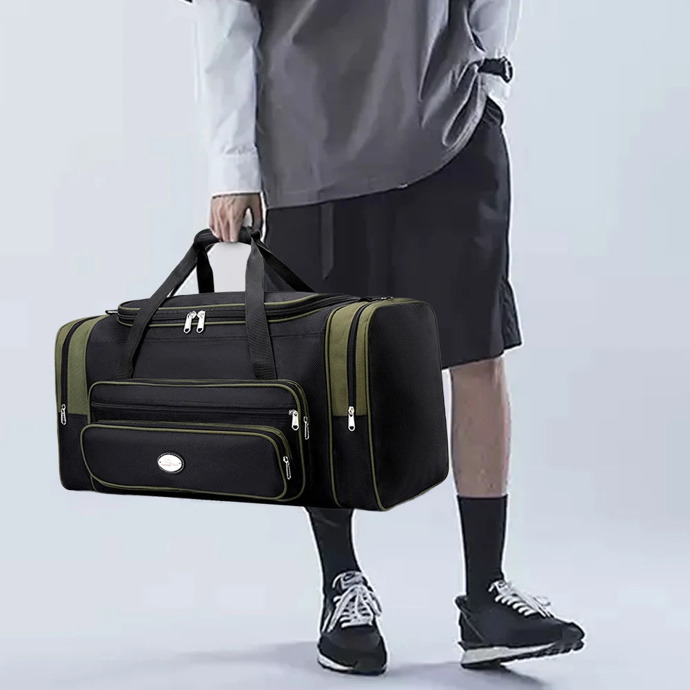 APWIKOGER Travel Duffle Bag Men Women Waterproof Weekender Shoe Compartment