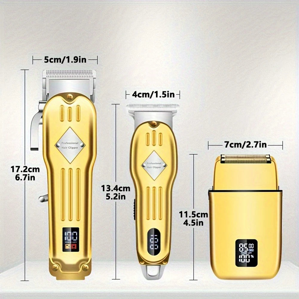 SHUYU 3 In 1 Hair Cutting Grooming Kit Clippers Shaver