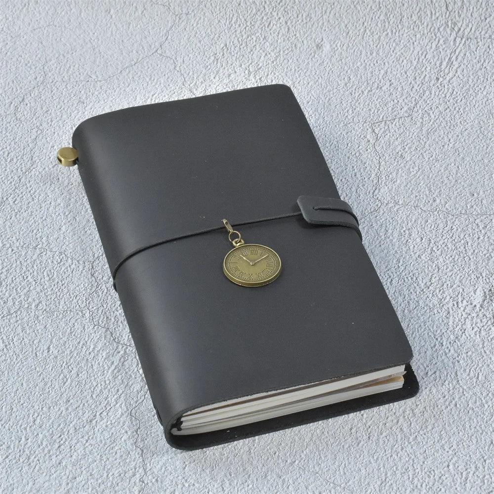 RAYSLIN Genuine Leather Journal Refillable Travel Notebook