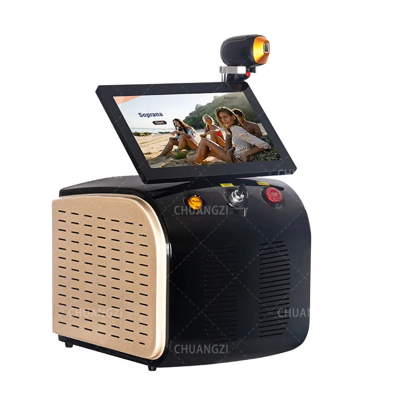 Myoslim Portable 808nm Diode Laser Hair Removal Machine 3 Wavelengths