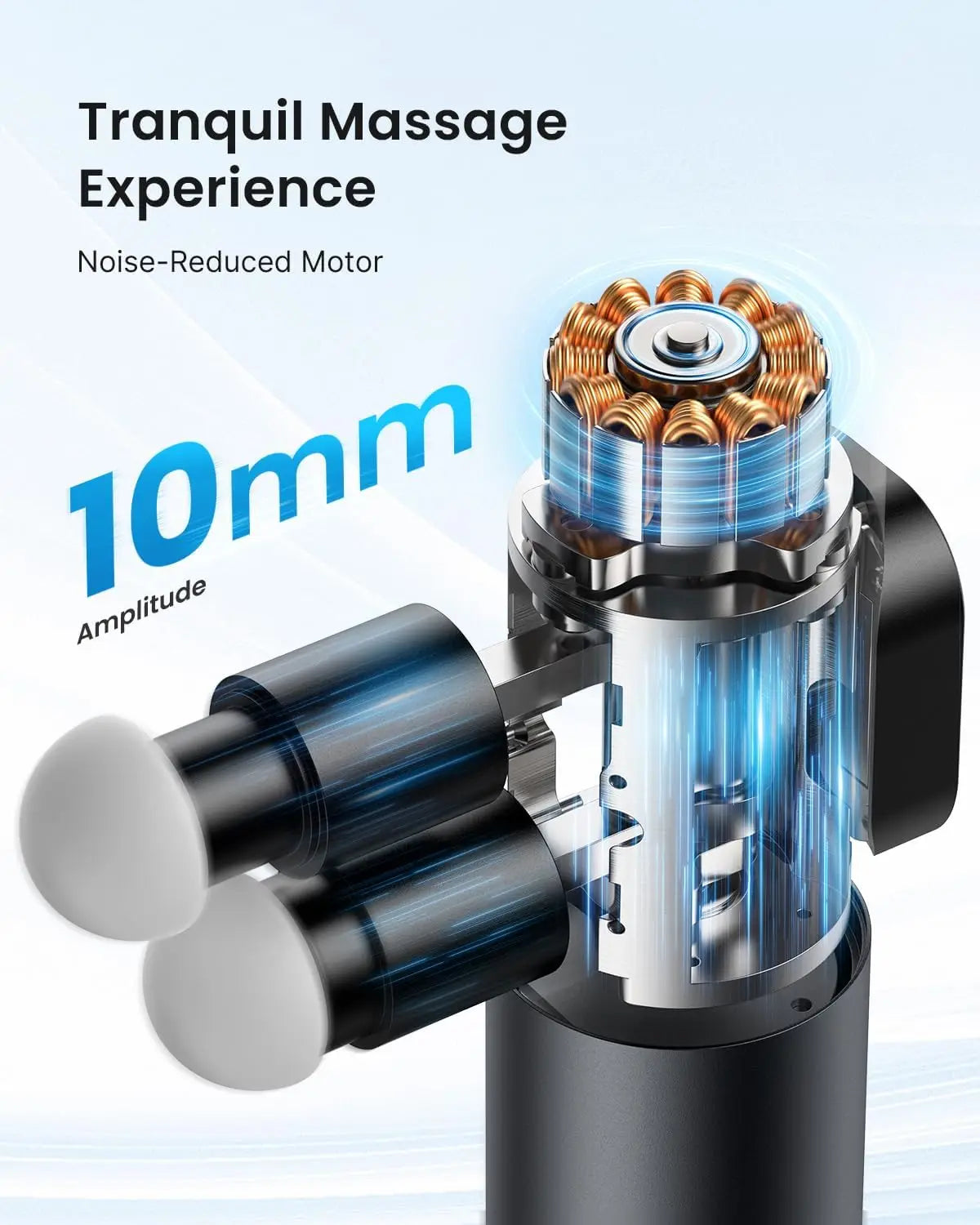 Duo Mini Massage Gun With Dual Heads 3 Modes Advanced