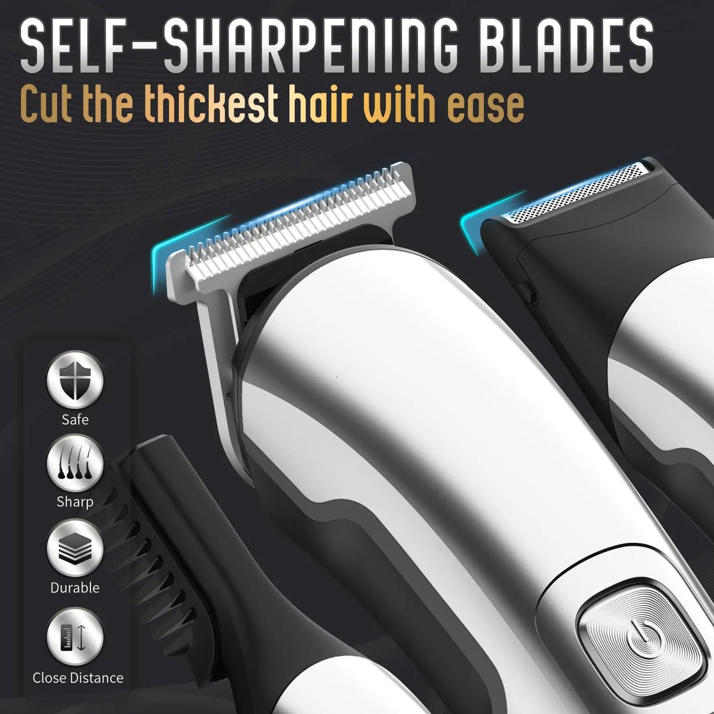Ufree Beard Trimmer For Men Waterproof Electric Razor Cordless Grooming