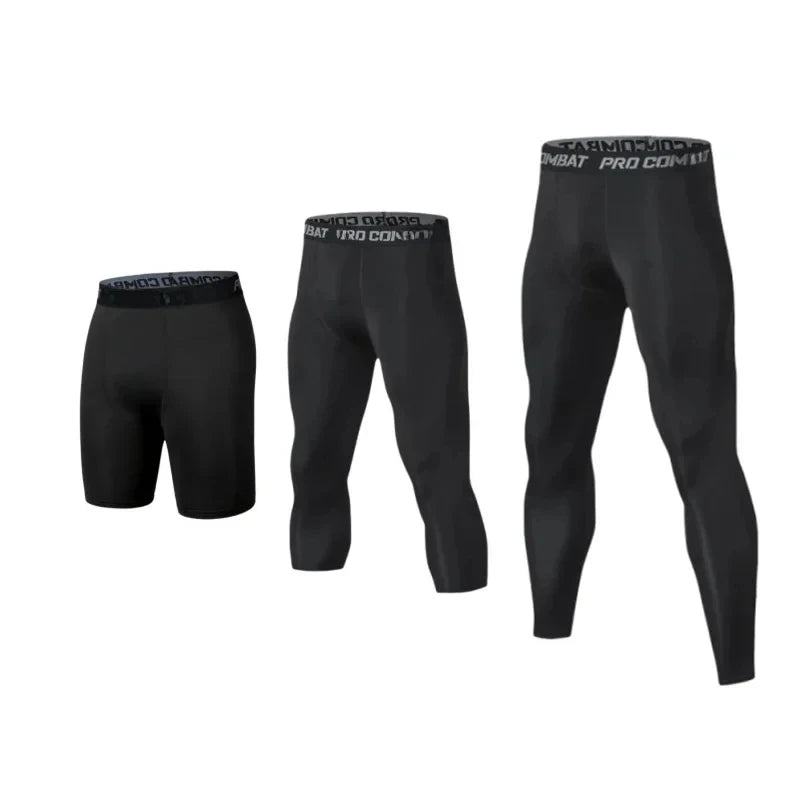 Mens Compression Pants Tights Cool Dry Baselayer For Running