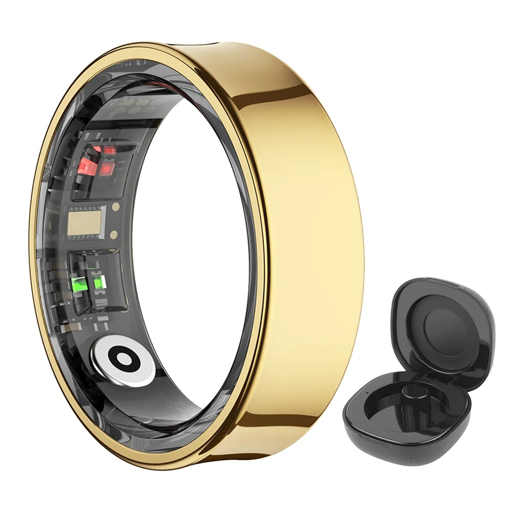 ALLOYSEED R09 Smart Ring Heart Rate Blood Oxygen Sleep Monitor