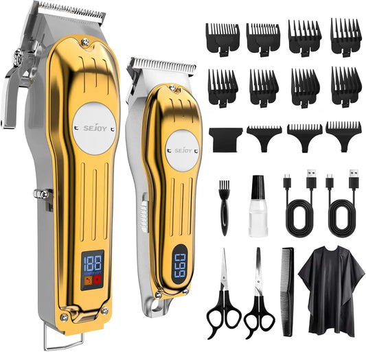 SEJOY Professional Hair Clippers For Men Cordless Grooming Set