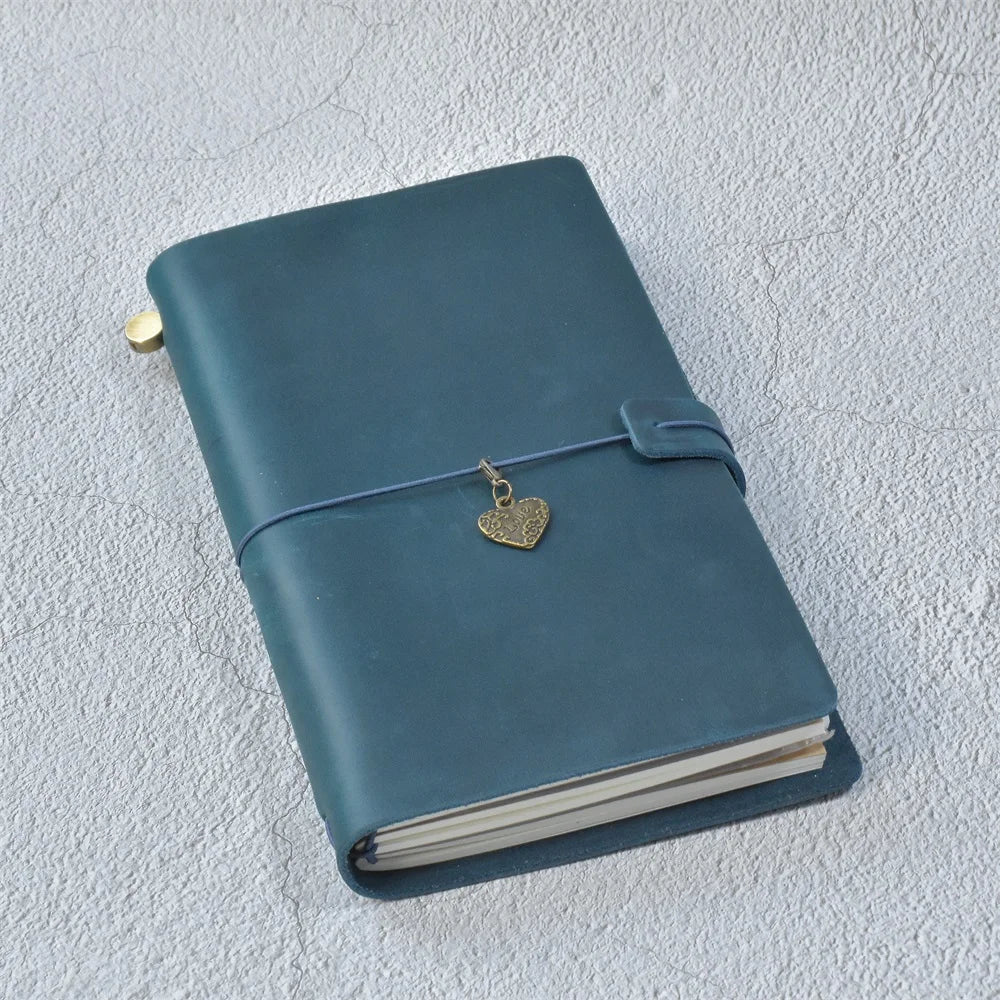 RAYSLIN Genuine Leather Journal Refillable Travel Notebook