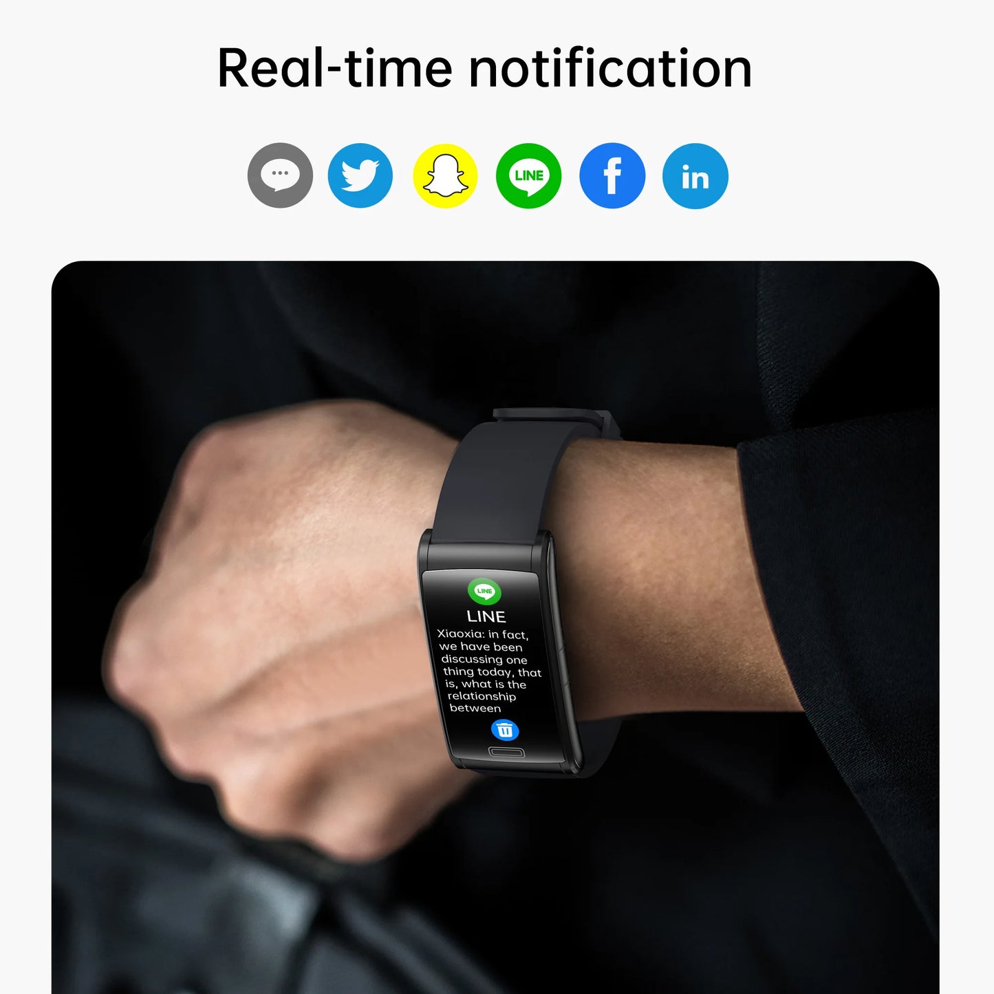 Vitality Wellness Store Smart Bracelet ECG HRV Heart Rate Monitor