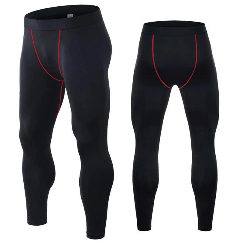 Men's Compression Sports Pants Fast Dry Running Tight Fit
