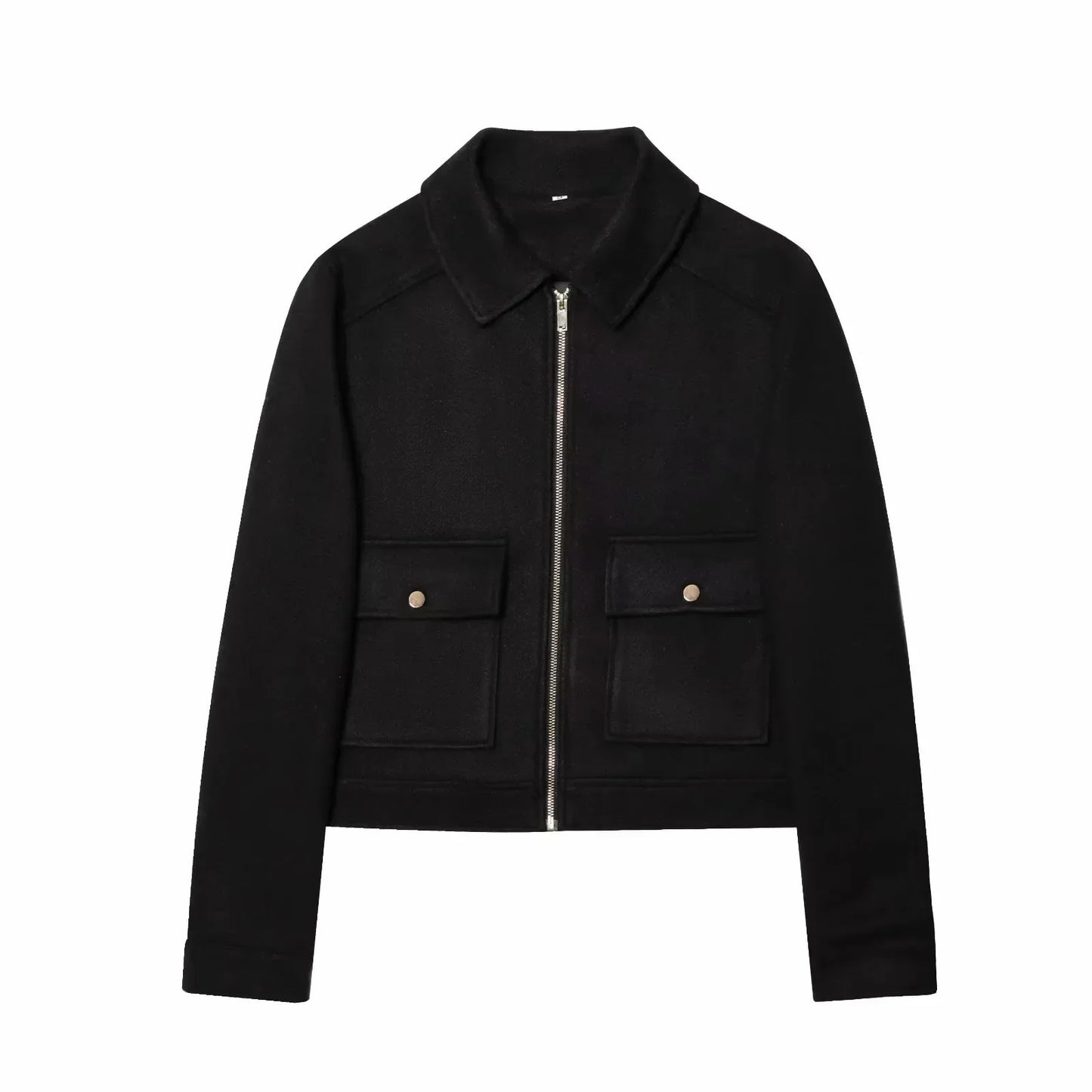 Women's Zipper Jacket Coat Outerwear Winter Elegant