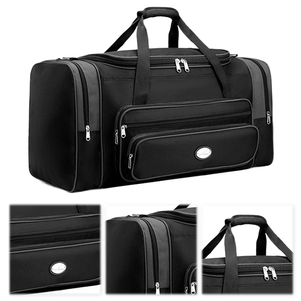 APWIKOGER Travel Duffle Bag Men Women Waterproof Weekender Shoe Compartment
