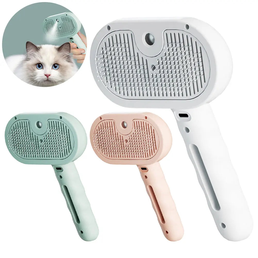 Shunmaii 3 In 1 Cat Steam Brush Hair Removal CombPro