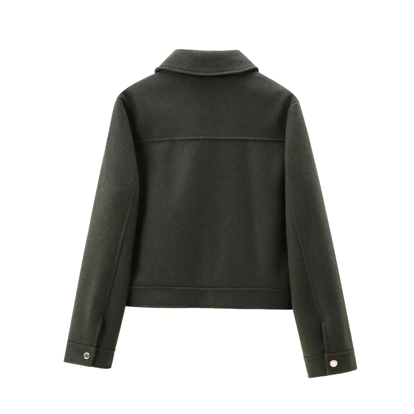 Women's Zipper Jacket Coat Outerwear Winter Elegant