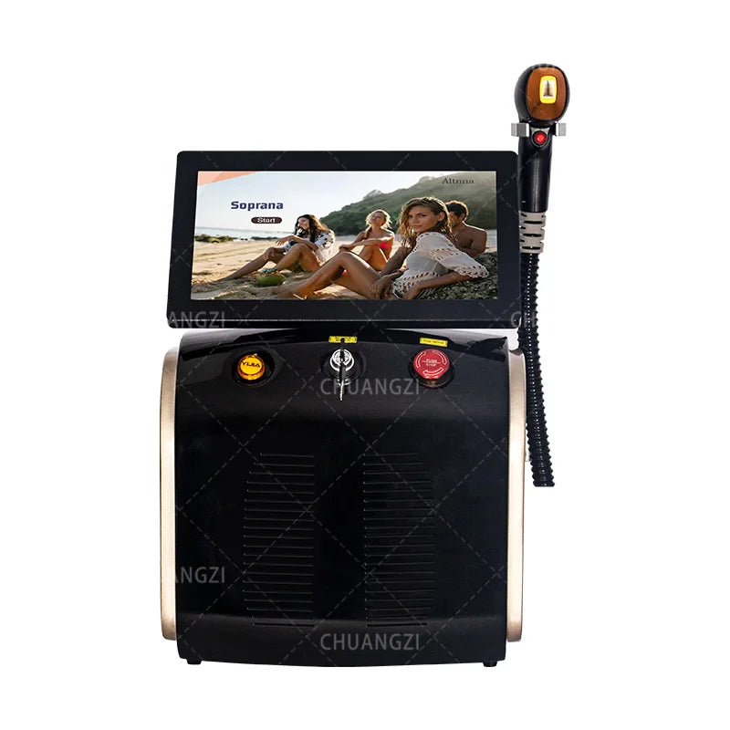 Myoslim Portable 808nm Diode Laser Hair Removal Machine 3 Wavelengths