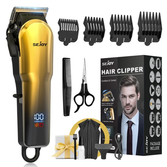 Sejoy Hair Clippers for Men Professional Cordless Grooming Kit