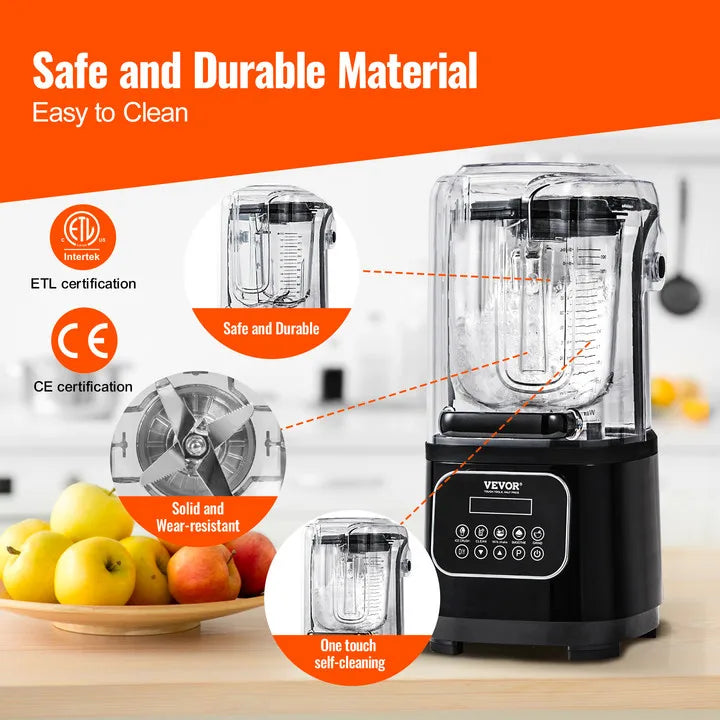 SucceBuy Commercial Grade Blender Multifunctional Food Processor