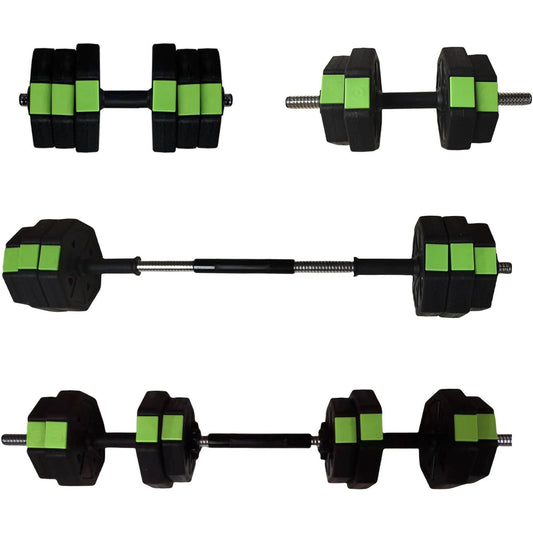HiMISS Adjustable Dumbbell Set 2 in 1 Iron Handle Workout