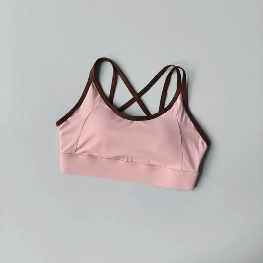 Women Running Tank Top With Shock Absorbing Yoga Pilates Bra