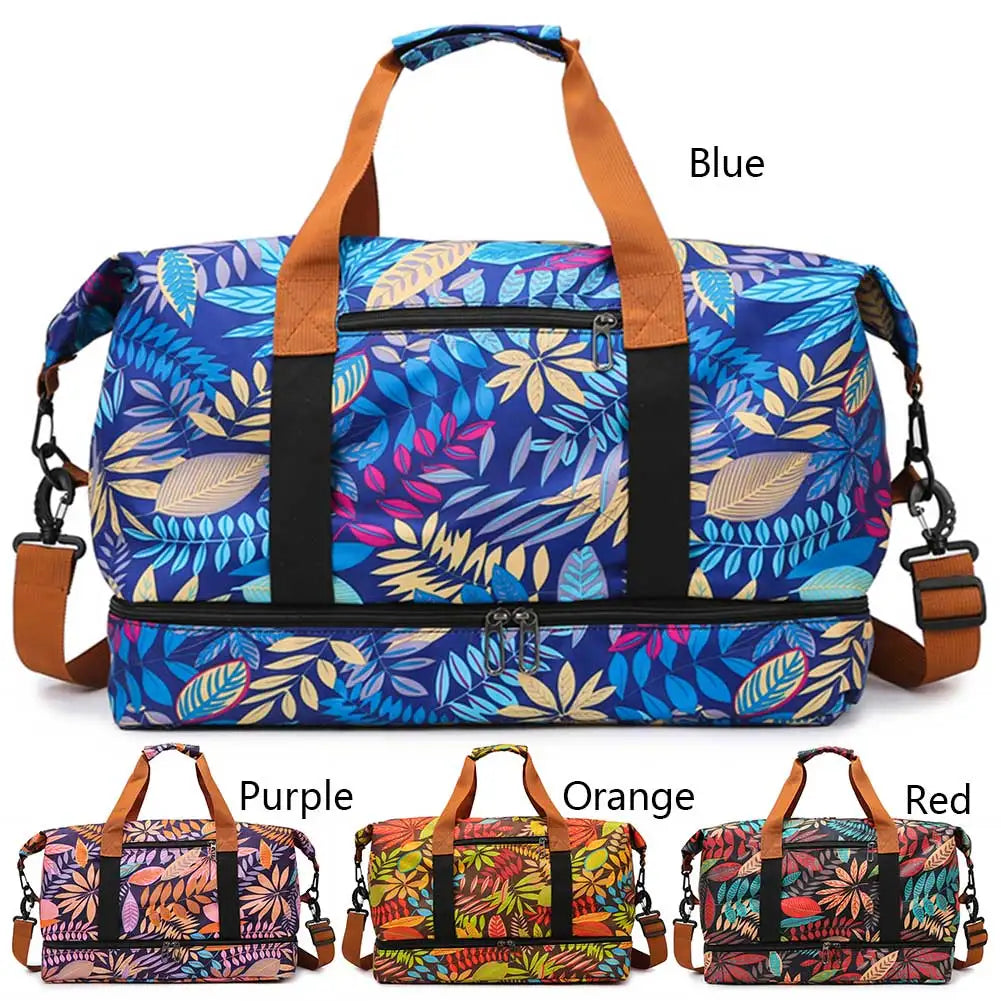 Mojoyce Women Weekender Duffel Bag Waterproof Fitness Storage Handbag