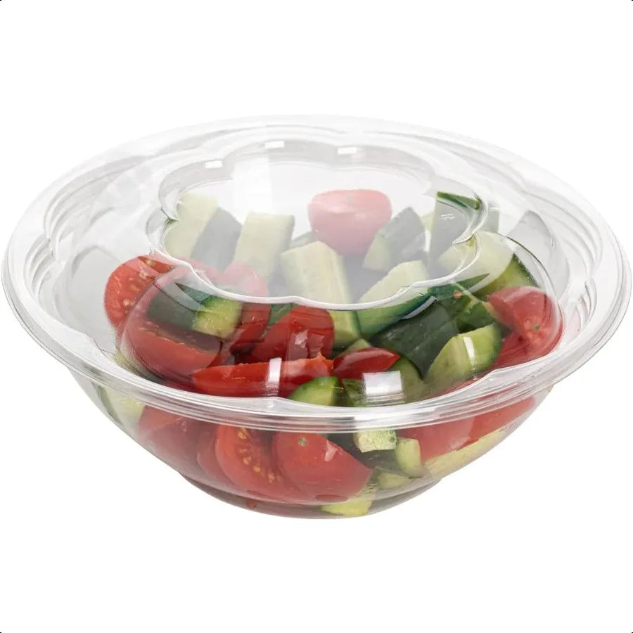 Smygoods Disposable Salad Bowls With Airtight Lids For Meal Prep