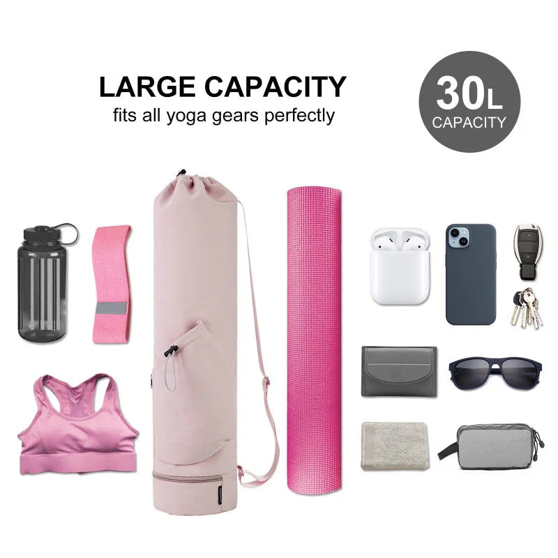 Vitality Wellness Store Yoga Mat Bag With Wet Storage