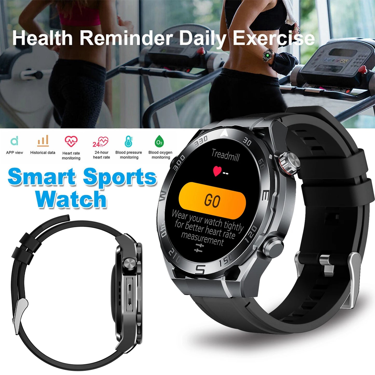 WO X5 Pro Max Smart Watch With NFC Health Monitoring