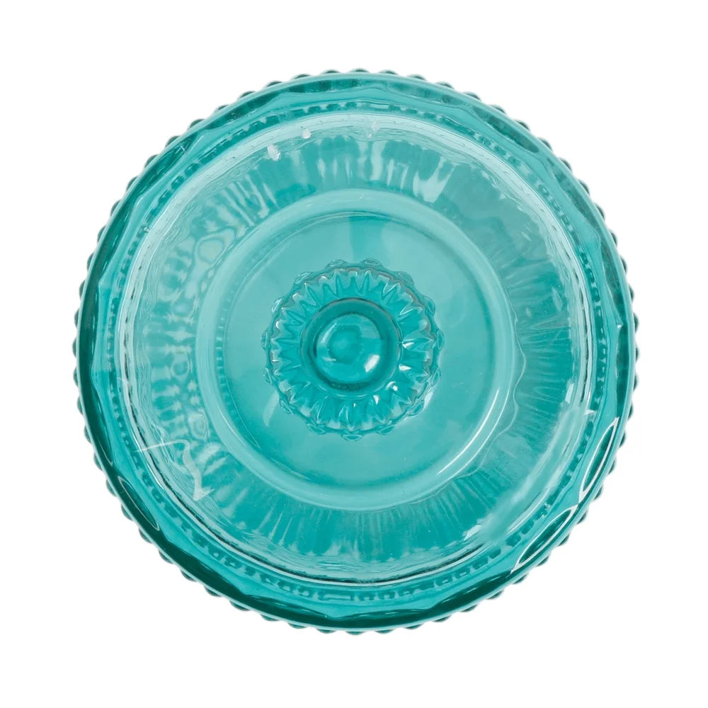 Vintage Glass Oil Vinegar Condiment Set With Mini Jars