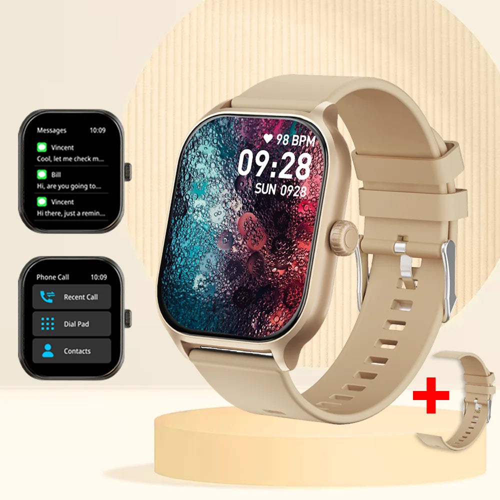 LAXASFIT Smart Watch With Bluetooth Calls IP68 Waterproof