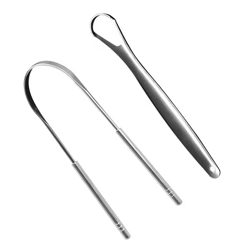Stainless Steel Tongue Scraper Dental Oral Care Tool