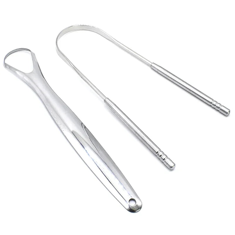 Stainless Steel Tongue Scraper Dental Oral Care Tool