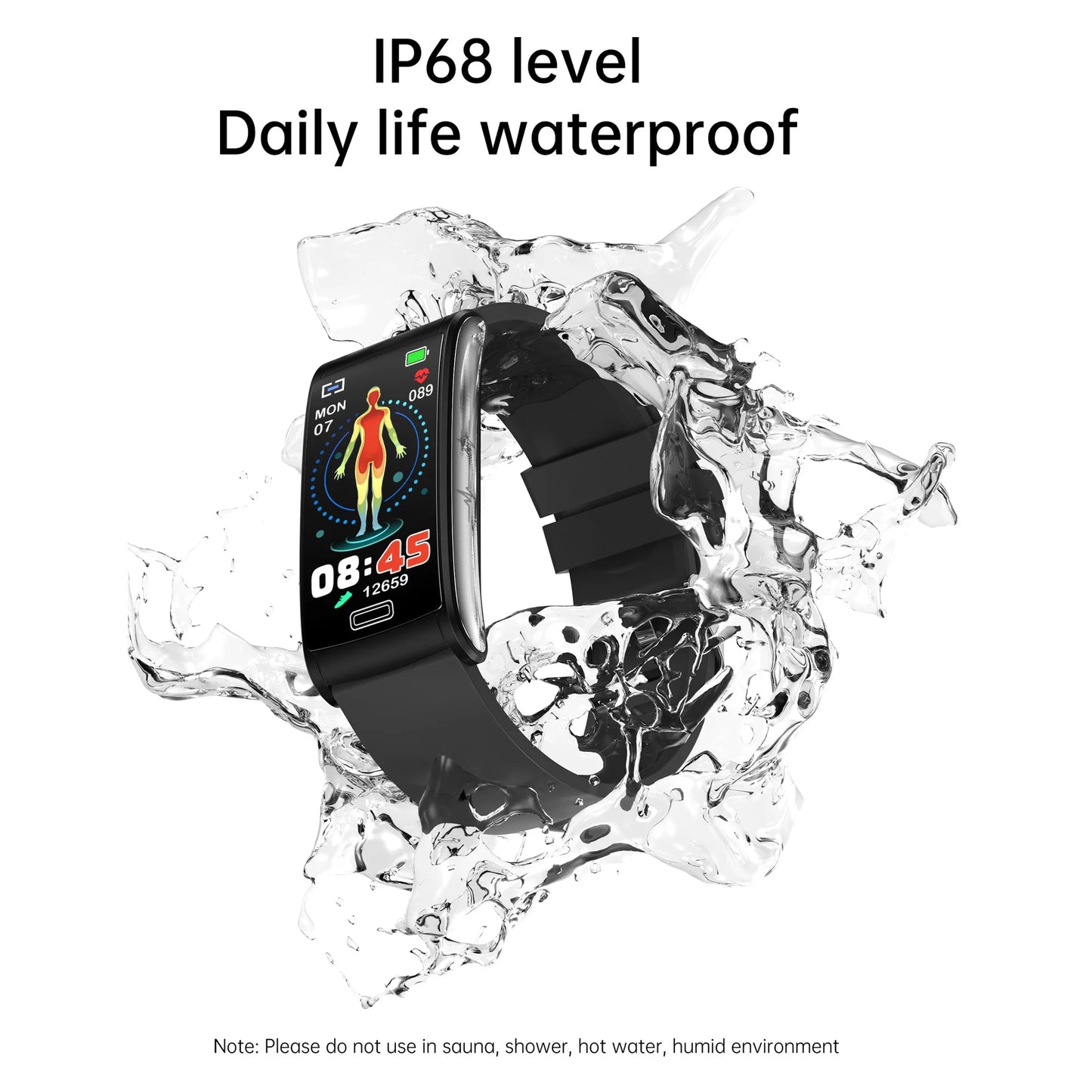 Vitality Wellness Store Smart Bracelet ECG HRV Heart Rate Monitor