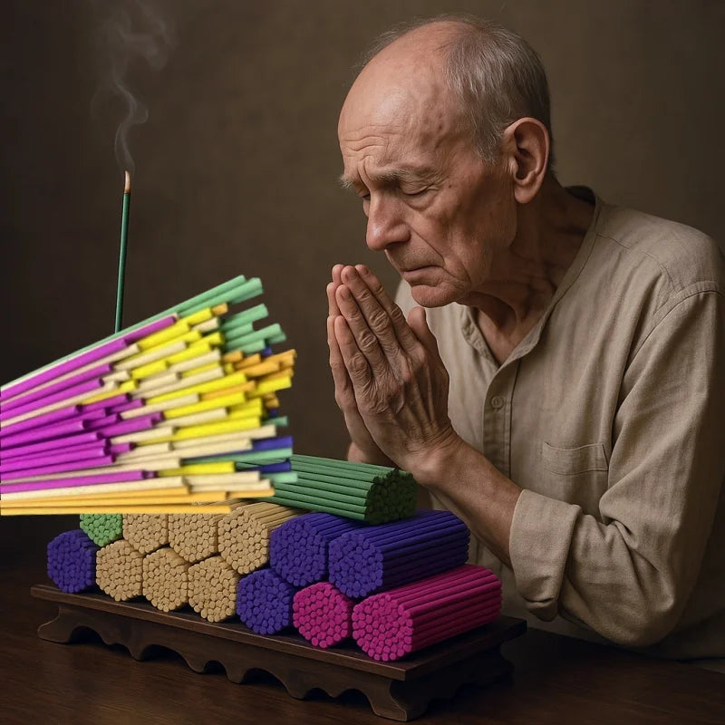 Splymczen 91Pcs Sandalwood Incense Sticks For Relaxation And Sleep