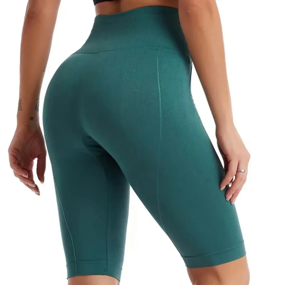 High Waist Biker Shorts Women For Yoga Running Tummy Control