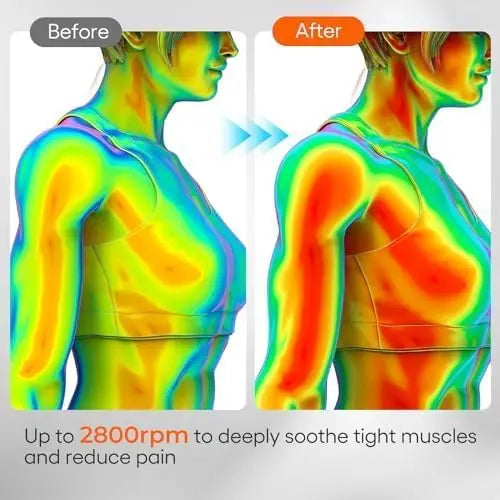 Deep Tissue Massage Gun With U Shaped Back Massager Neck