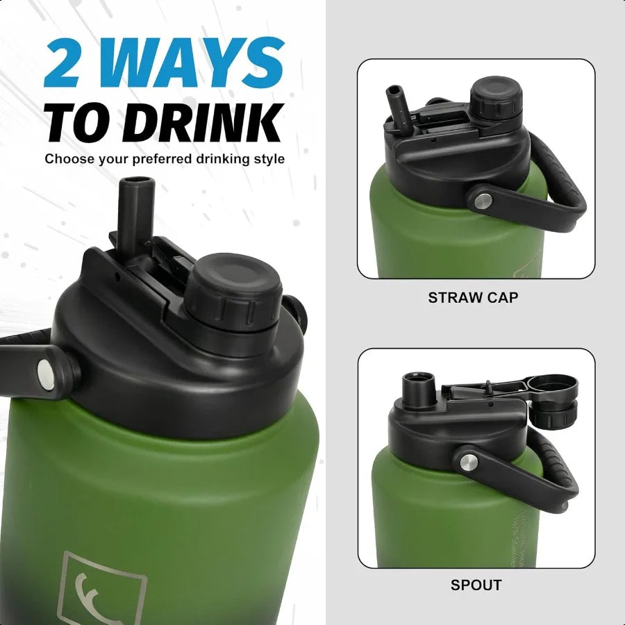 Insulated Double Vacuum Stainless Steel Water Bottle