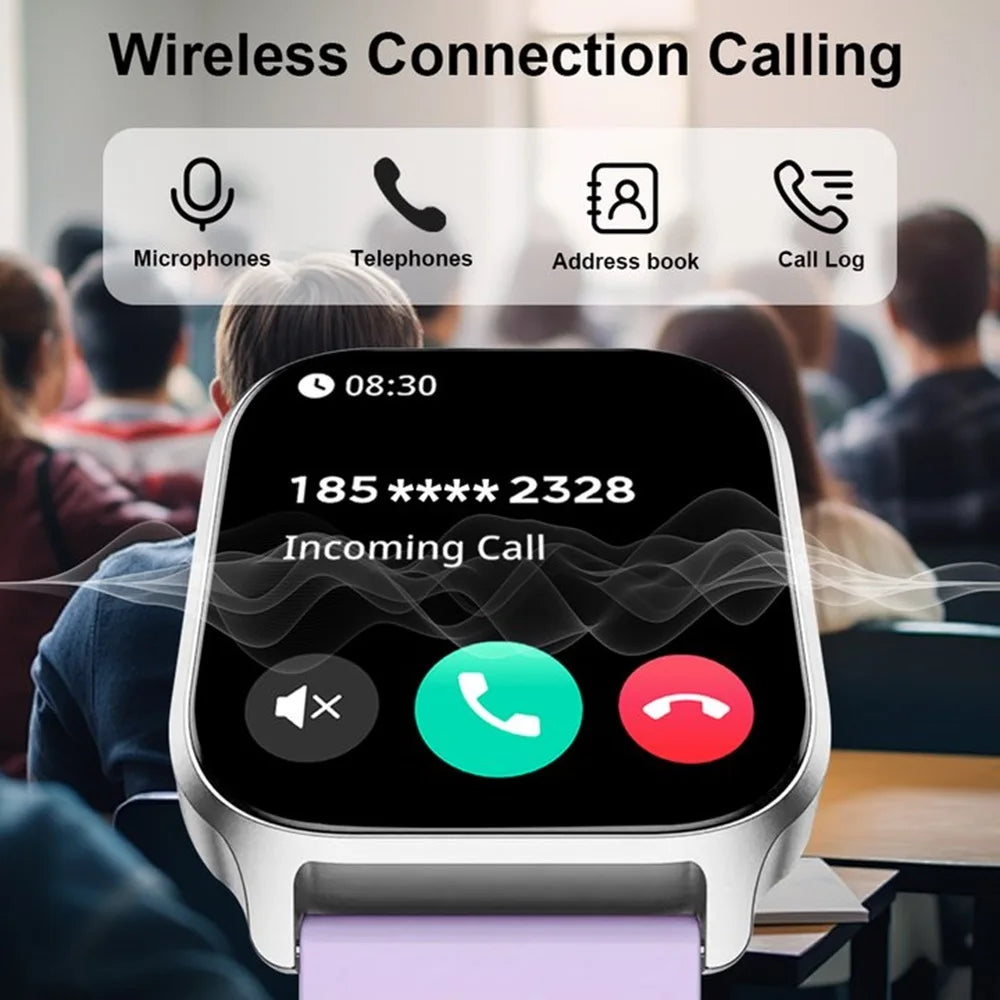 LAXASFIT Smart Watch With Bluetooth Calls IP68 Waterproof